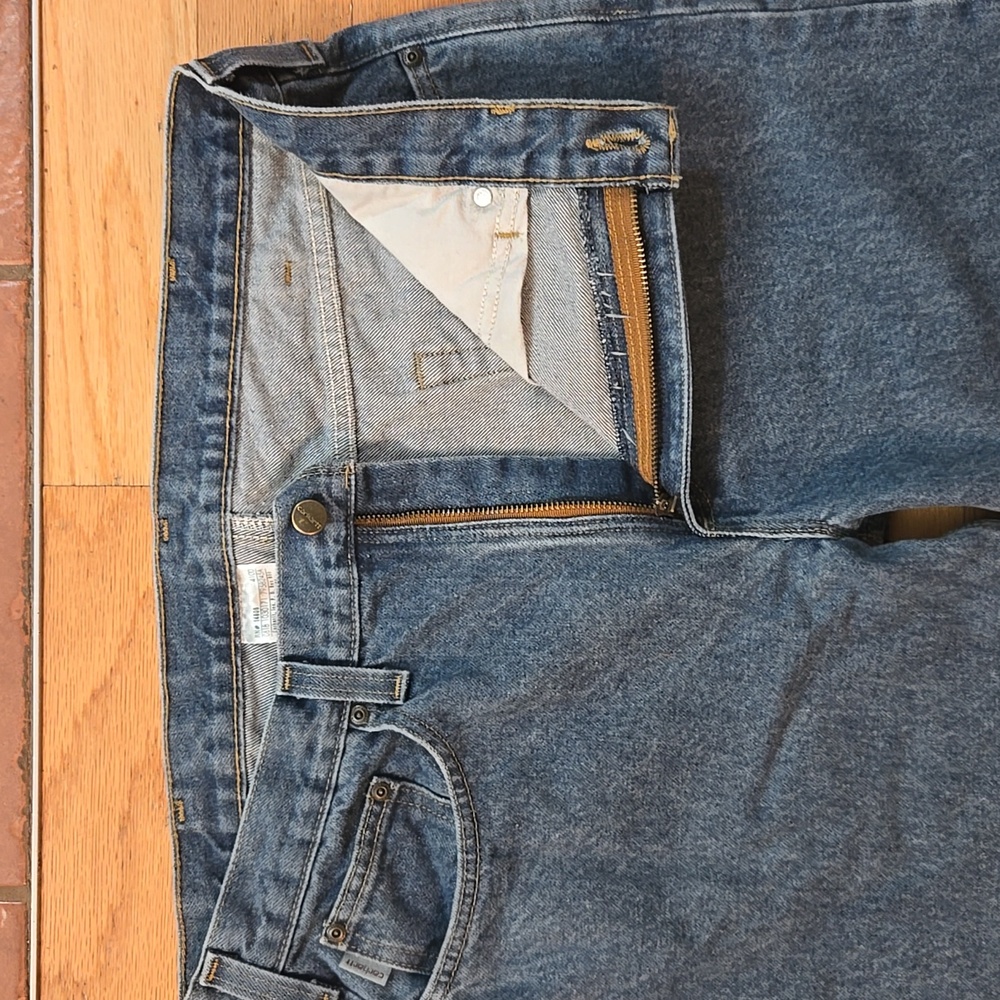 Carhartt Jeans Mens 36x44 (35x33 Actual) Relaxed Fit Straight Leg Denim - Picture 5 of 12